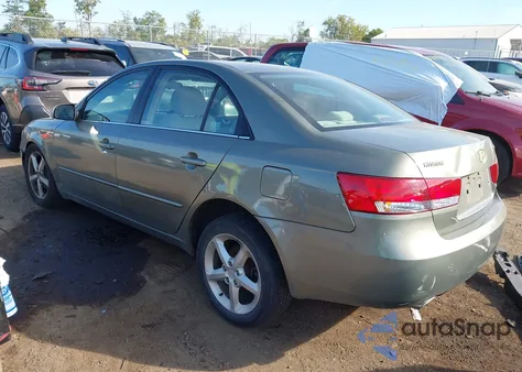 2007 Hyundai Sonata Limited/Se V6 z USA, uszkodzony, nr VIN 5NPEU46F87H208041